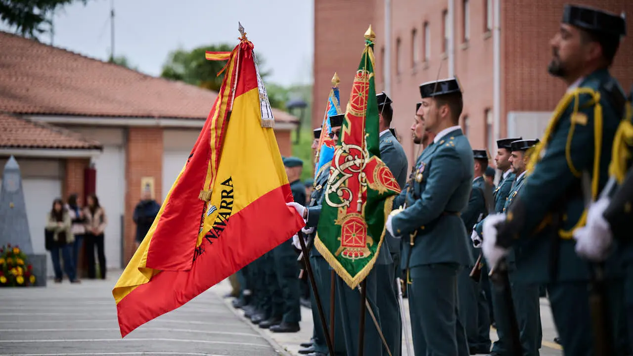 La Guardia Civil de Navarra celebra el 182 aniversario de su Fundaci&oacute;n en Pamplona. PABLO LASAOSA