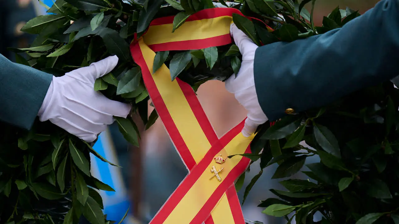 La Guardia Civil de Navarra celebra el 182 aniversario de su Fundaci&oacute;n en Pamplona. PABLO LASAOSA