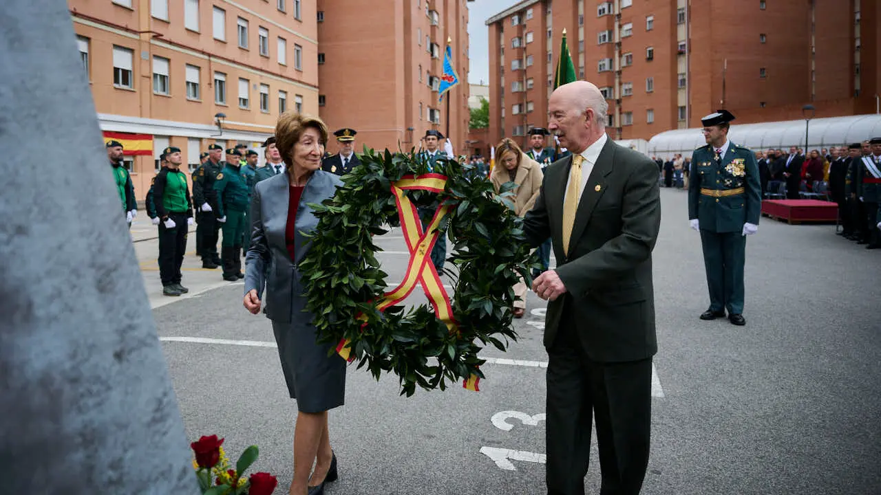 La Guardia Civil de Navarra celebra el 182 aniversario de su Fundaci&oacute;n en Pamplona. PABLO LASAOSA