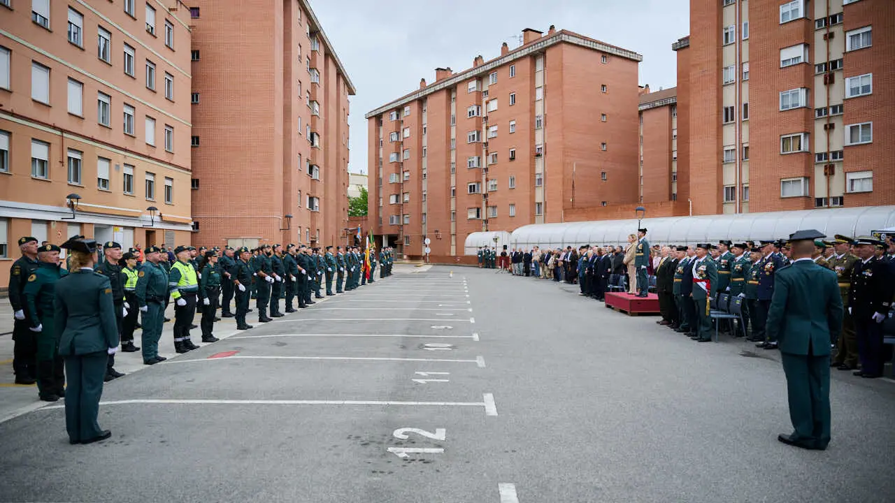 La Guardia Civil de Navarra celebra el 182 aniversario de su Fundaci&oacute;n en Pamplona. PABLO LASAOSA