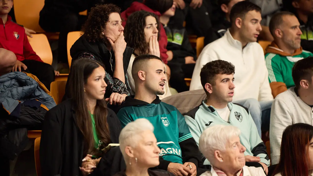 Partido de la Primera Divisi&oacute;n de F&uacute;tbol Sala entre Osasuna Magna Xota y C&oacute;rdoba Patrimonio de la Humanidad disputado en el pabell&oacute;n Anaitasuna. I&Ntilde;IGO ALZUGARAY