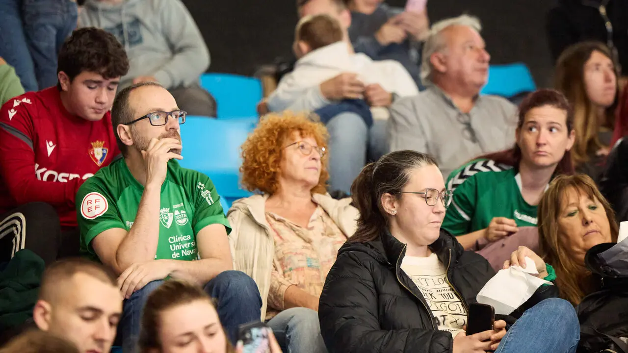 Partido de la Primera Divisi&oacute;n de F&uacute;tbol Sala entre Osasuna Magna Xota y C&oacute;rdoba Patrimonio de la Humanidad disputado en el pabell&oacute;n Anaitasuna. I&Ntilde;IGO ALZUGARAY