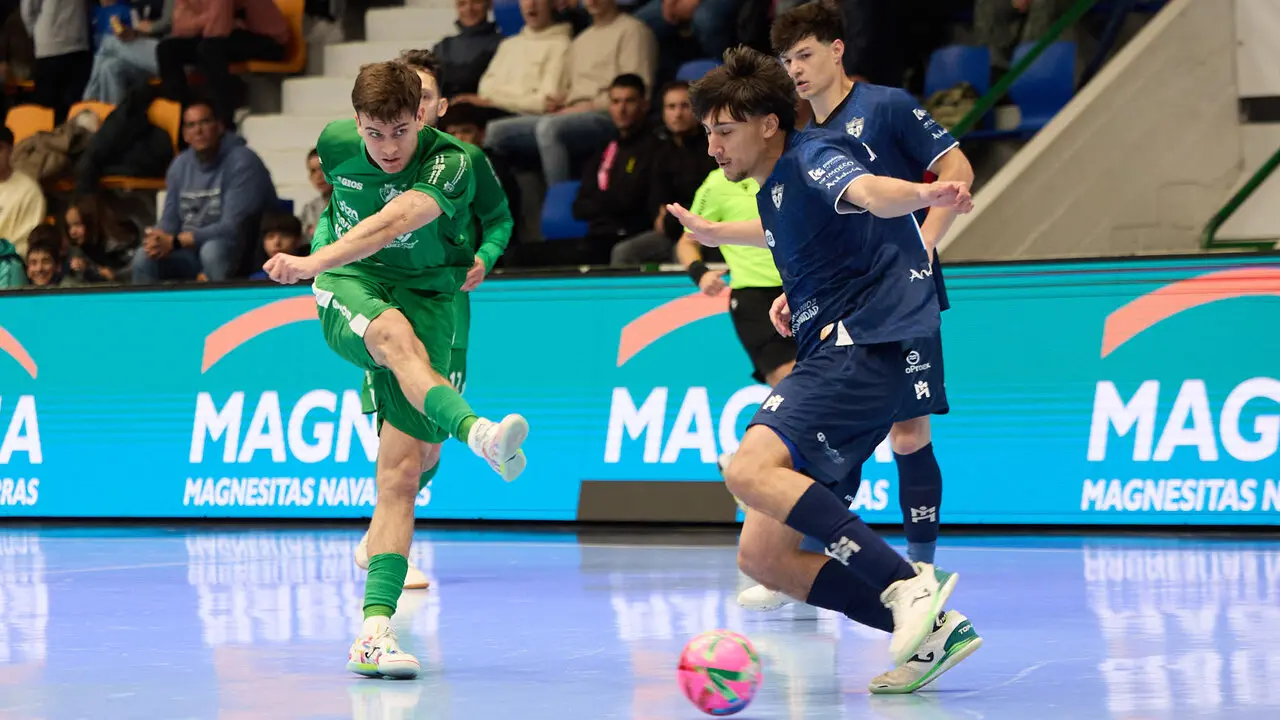 Partido de la Primera Divisi&oacute;n de F&uacute;tbol Sala entre Osasuna Magna Xota y C&oacute;rdoba Patrimonio de la Humanidad disputado en el pabell&oacute;n Anaitasuna. I&Ntilde;IGO ALZUGARAY