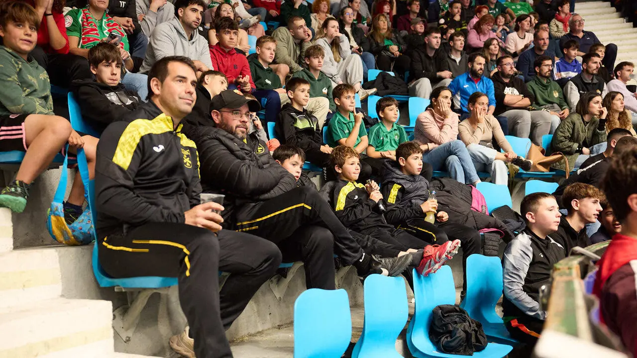 Partido de la Primera Divisi&oacute;n de F&uacute;tbol Sala entre Osasuna Magna Xota y C&oacute;rdoba Patrimonio de la Humanidad disputado en el pabell&oacute;n Anaitasuna. I&Ntilde;IGO ALZUGARAY