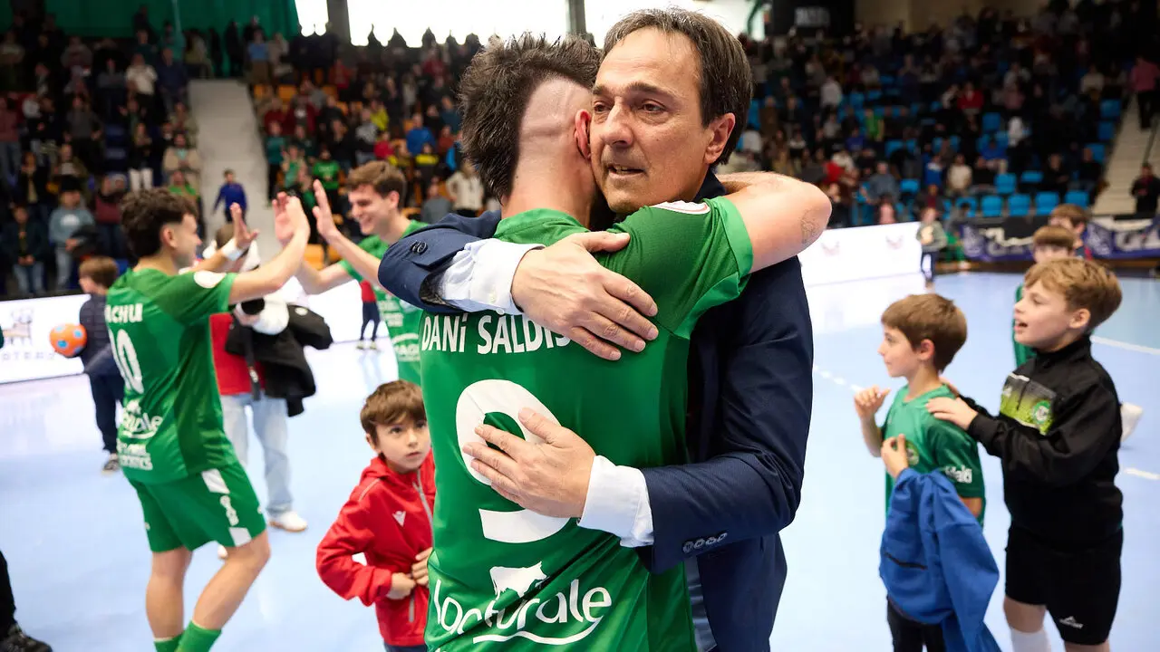Partido de la Primera Divisi&oacute;n de F&uacute;tbol Sala entre Osasuna Magna Xota y C&oacute;rdoba Patrimonio de la Humanidad disputado en el pabell&oacute;n Anaitasuna. I&Ntilde;IGO ALZUGARAY