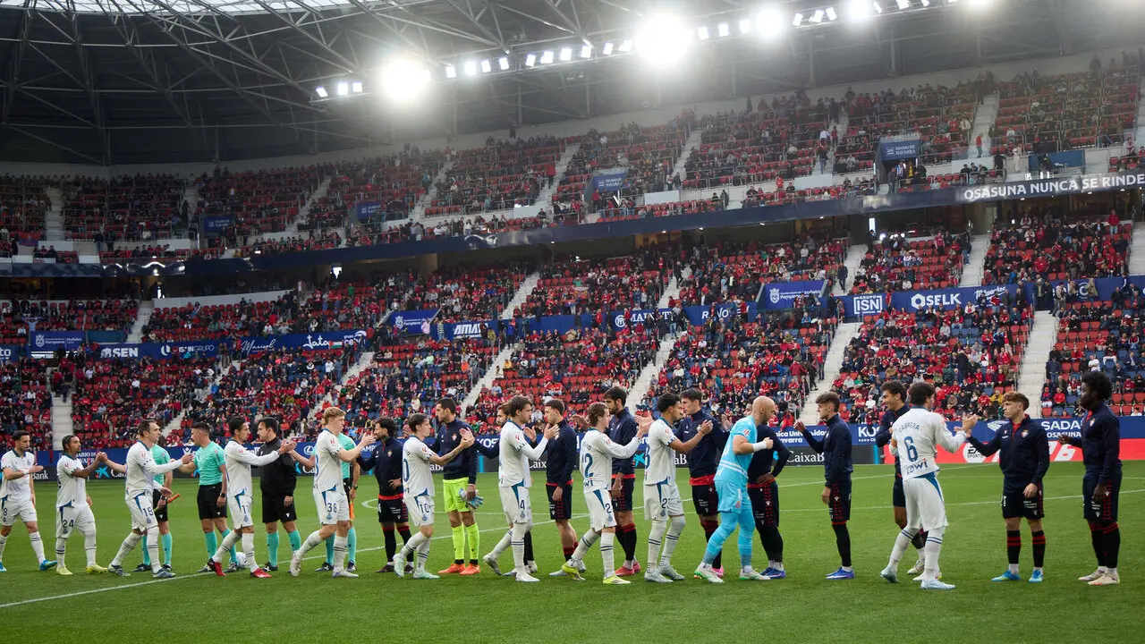 Partido de La Liga EA Sports entre CA Osasuna y RCD Espanyol disputado en el estadio de El Sadar en Pamplona. I&Ntilde;IGO ALZUGARAY