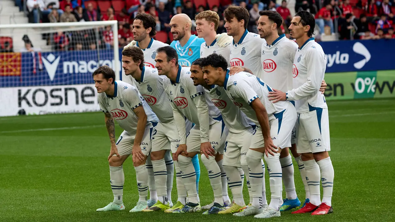 Partido de La Liga EA Sports entre CA Osasuna y RCD Espanyol disputado en el estadio de El Sadar en Pamplona. I&Ntilde;IGO ALZUGARAY