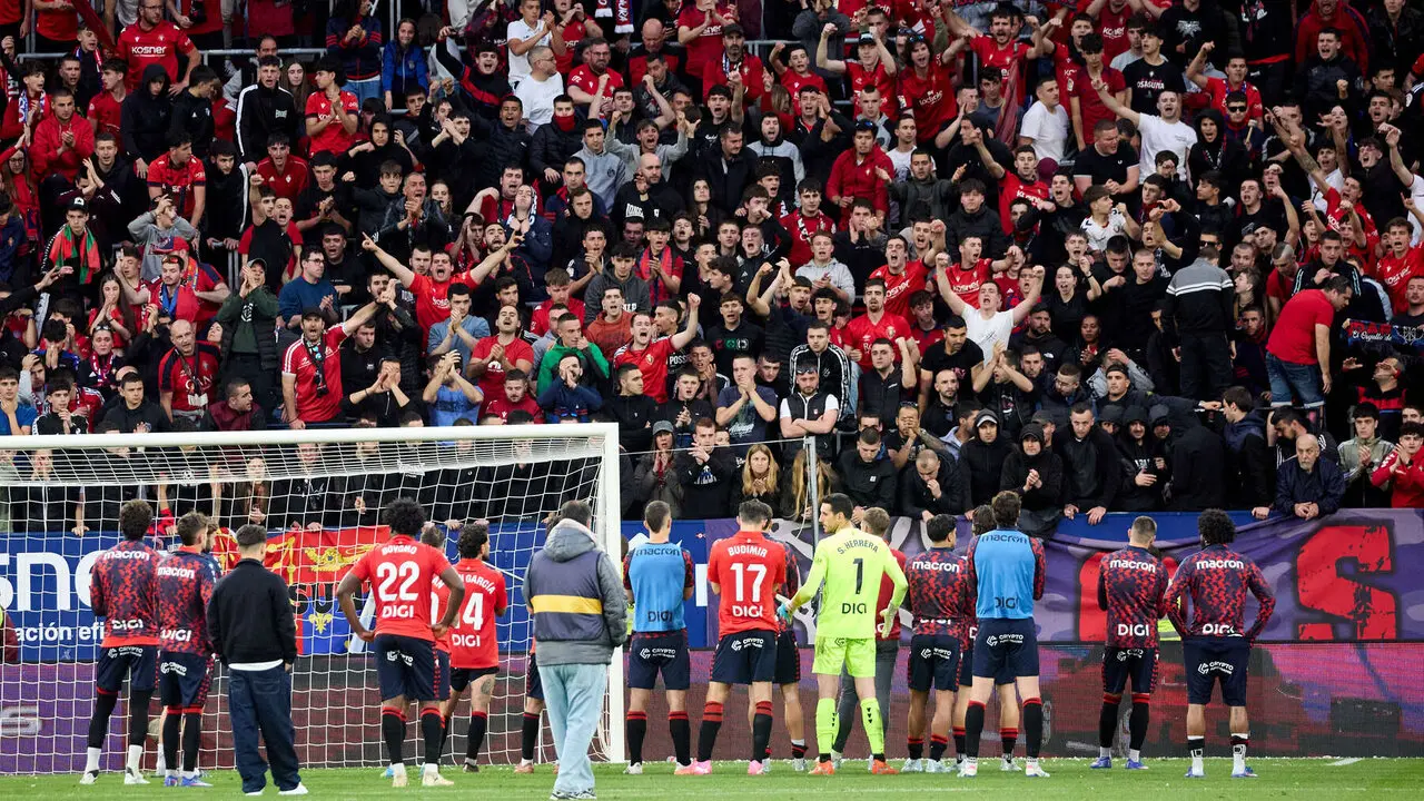 Partido de La Liga EA Sports entre CA Osasuna y RCD Espanyol disputado en el estadio de El Sadar en Pamplona. I&Ntilde;IGO ALZUGARAY