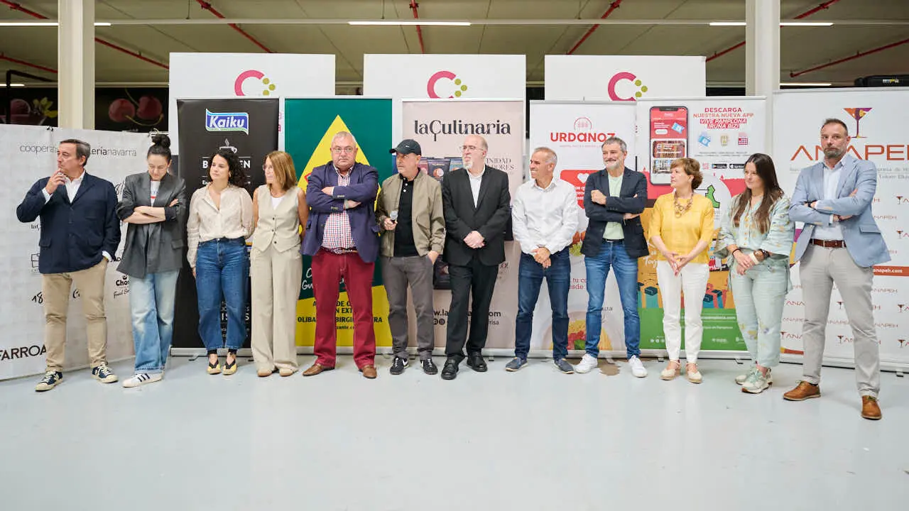 Fallo del concurso y entrega de diplomas de la IX Semana de la Croqueta de Navarra. PABLO LASAOSA