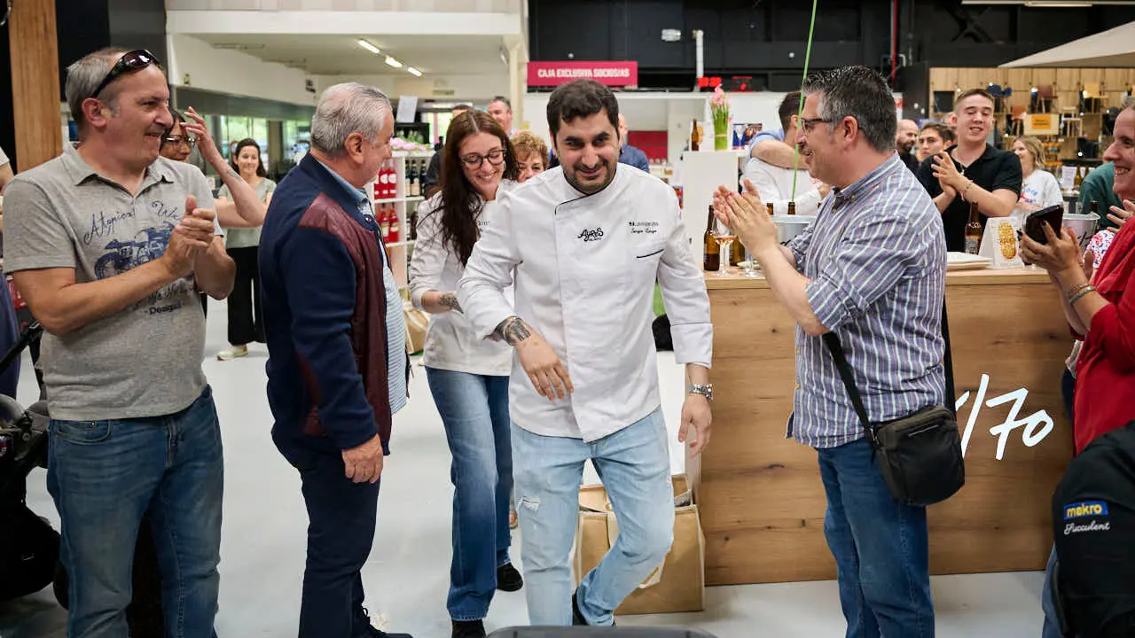 Fallo del concurso y entrega de diplomas de la IX Semana de la Croqueta de Navarra. PABLO LASAOSA