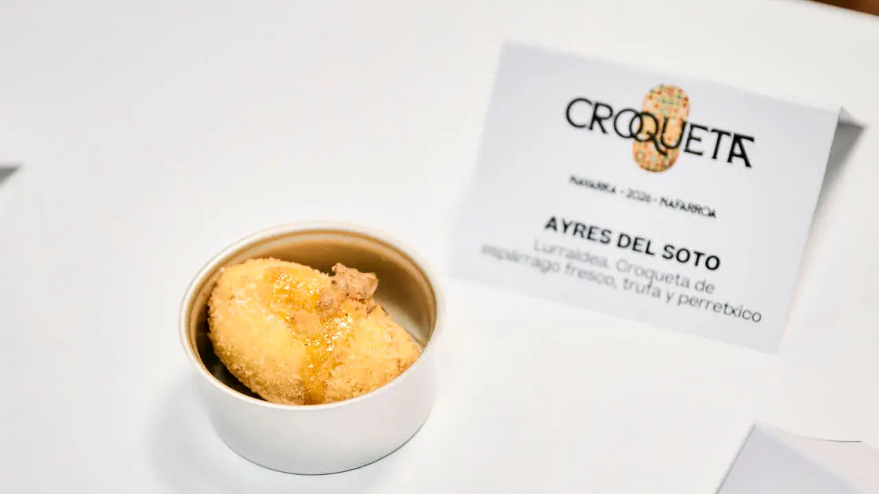 Fallo del concurso y entrega de diplomas de la IX Semana de la Croqueta de Navarra. PABLO LASAOSA