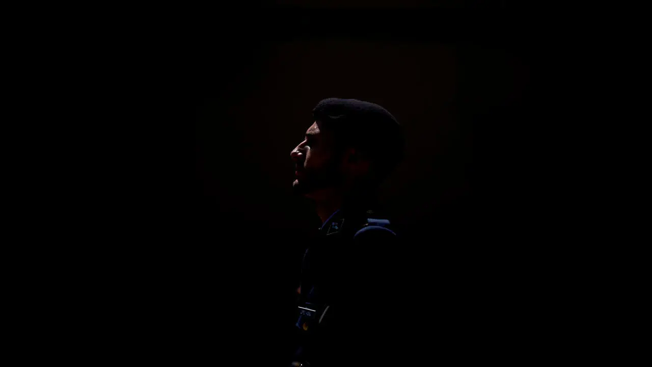 Acto Institucional del &ldquo;D&iacute;a de la Delegaci&oacute;n de Defensa en la Comunidad Foral de Navarra&rdquo;, en el que se reconoce a la Federaci&oacute;n de Casas Regionales en Navarra como al Jefe Superior de Polic&iacute;a Nacional de Navarra. PABLO LASAOSA