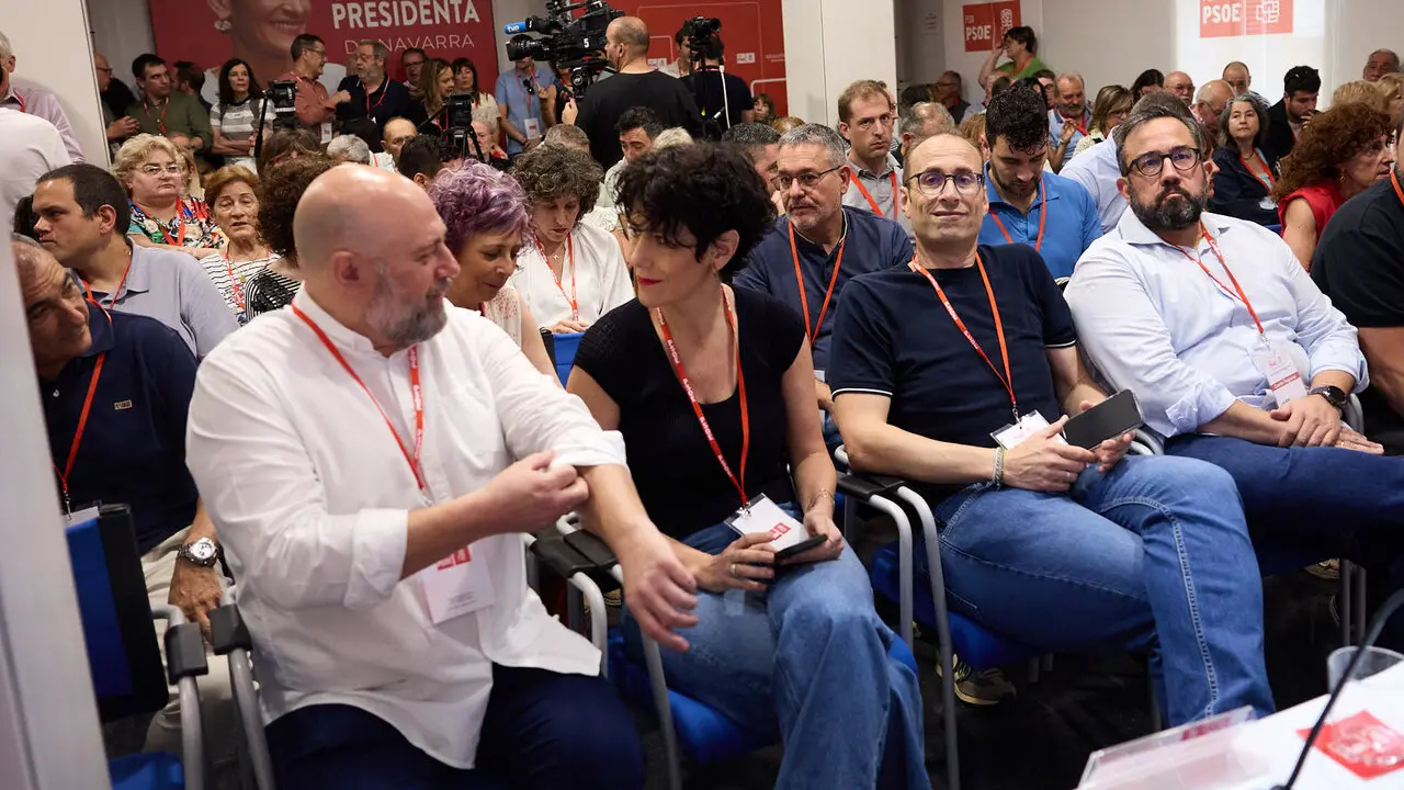 La secretaria general del PSN-PSOE, Mar&iacute;a Chivite, interviene en el Comit&eacute; Regional del partido. NAVARRA.COM
