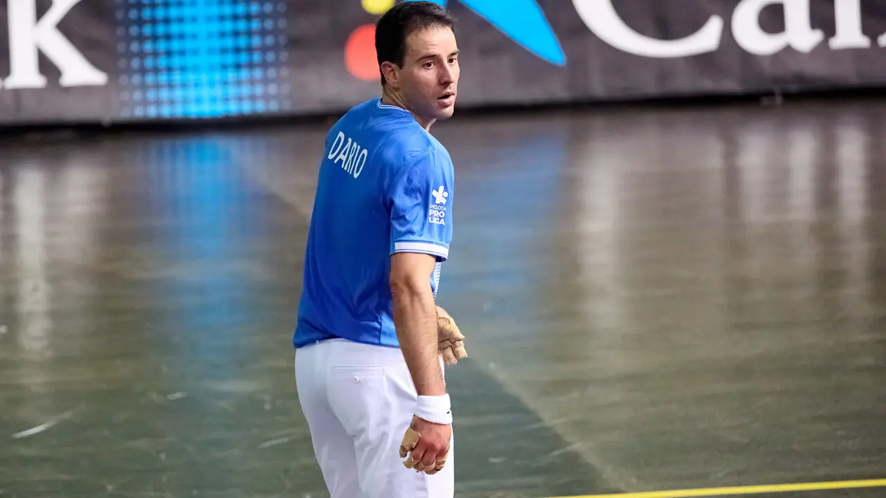Final del Campeonato Manomanista de pelota vasca entre I&ntilde;aki Artola y Dar&iacute;o G&oacute;mez disputada en el pabell&oacute;n Navarra Arena de Pamplona. I&Ntilde;IGO ALZUGARAY