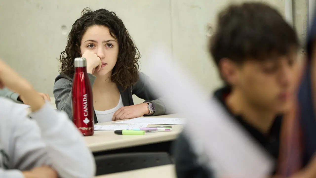 Inicio de la Prueba de Acceso a la Universidad (PAU) 2026, tambi&eacute;n conocida como selectividad, en la Universidad P&uacute;blica de Navarra (UPNA) en Pamplona. I&Ntilde;IGO ALZUGARAY