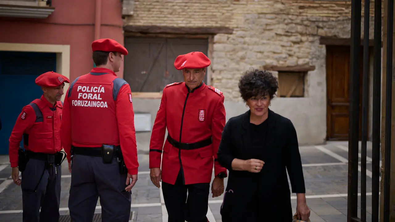Funeral por los cinco polic&iacute;as forales fallecidos en un accidente de tr&aacute;fico. PABLO LASAOSA