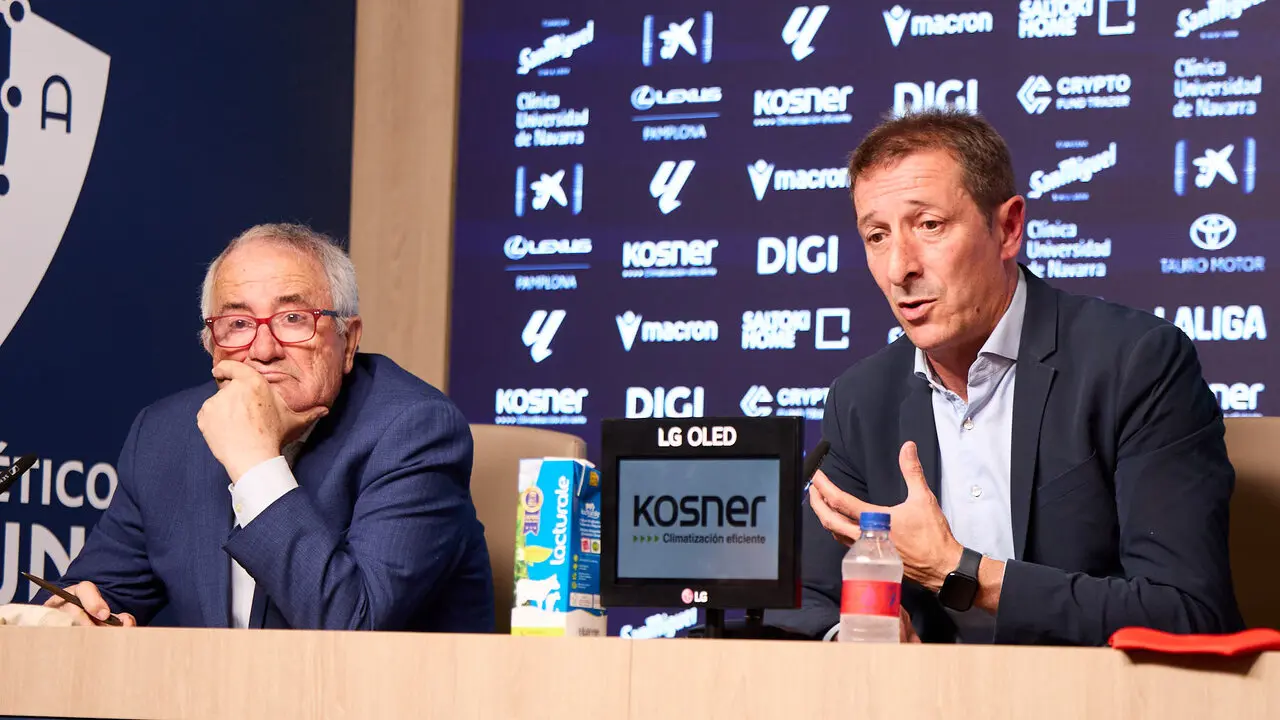 Presentaci&oacute;n de Luis Miguel Ramis como nuevo entrenador de Osasuna. I&Ntilde;IGO ALZUGARAY