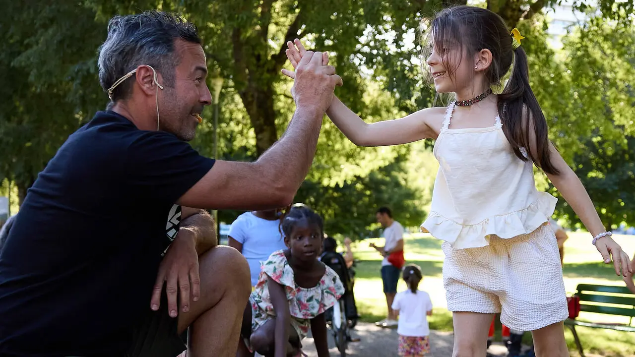 Fiesta del Club Agroalimentario A-UNA, impulsado por UAGN, UCAN y ALINAR, en el Parque Antoniutti de Pamplona. I&Ntilde;IGO ALZUGARAY