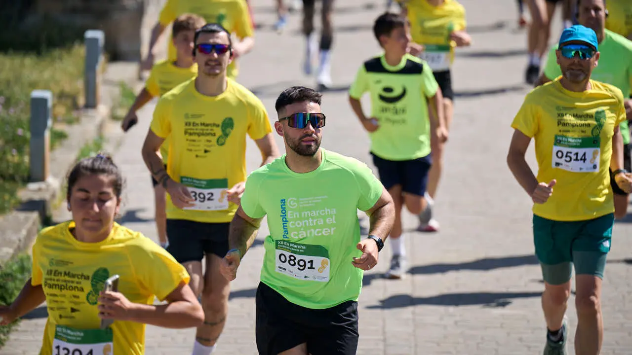 XII Marcha Contra el C&aacute;ncer en Pamplona. PABLO LASAOSA