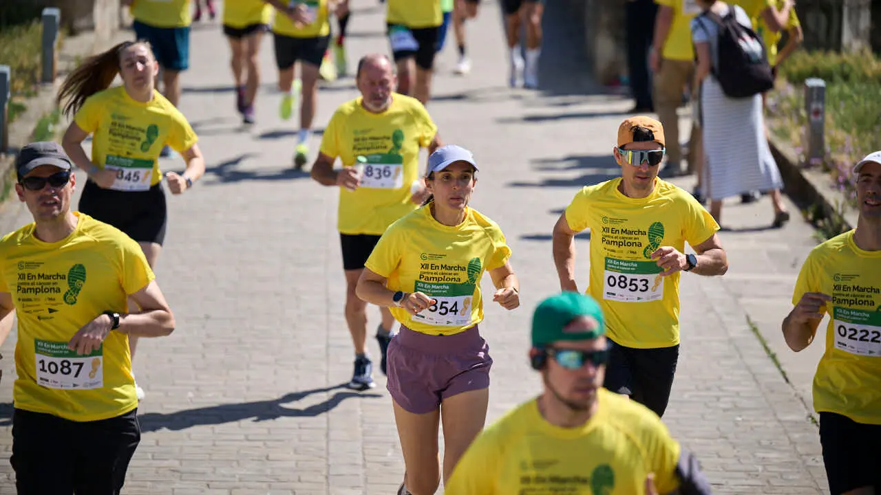 XII Marcha Contra el C&aacute;ncer en Pamplona. PABLO LASAOSA