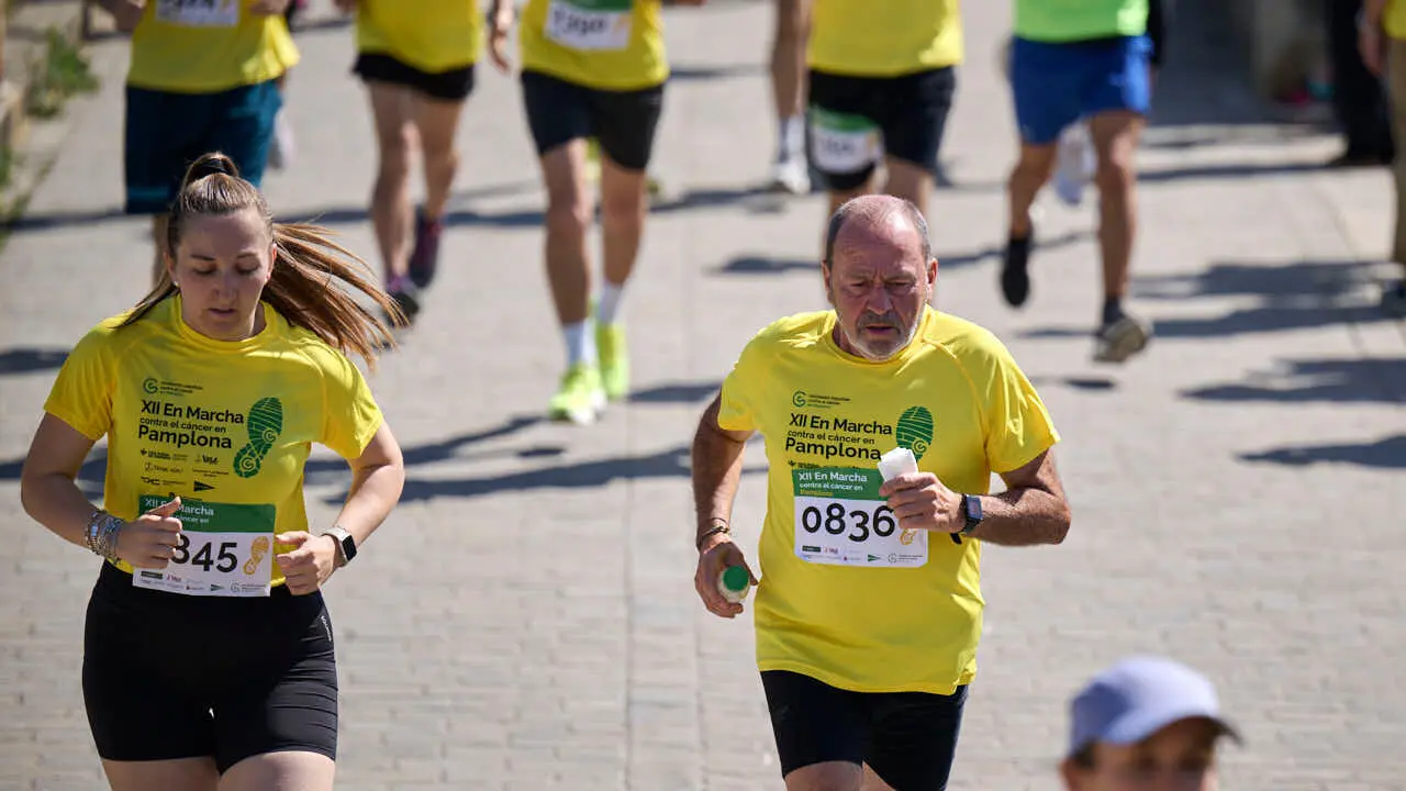 XII Marcha Contra el C&aacute;ncer en Pamplona. PABLO LASAOSA