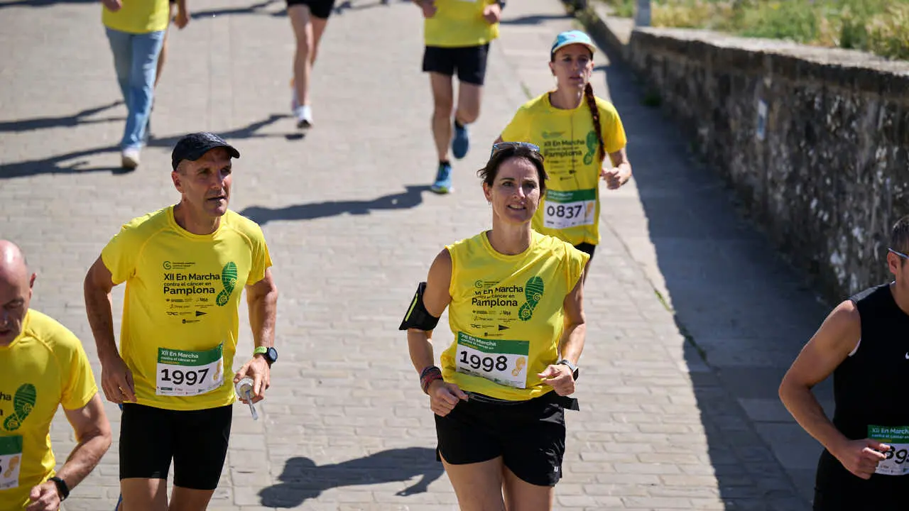 XII Marcha Contra el C&aacute;ncer en Pamplona. PABLO LASAOSA