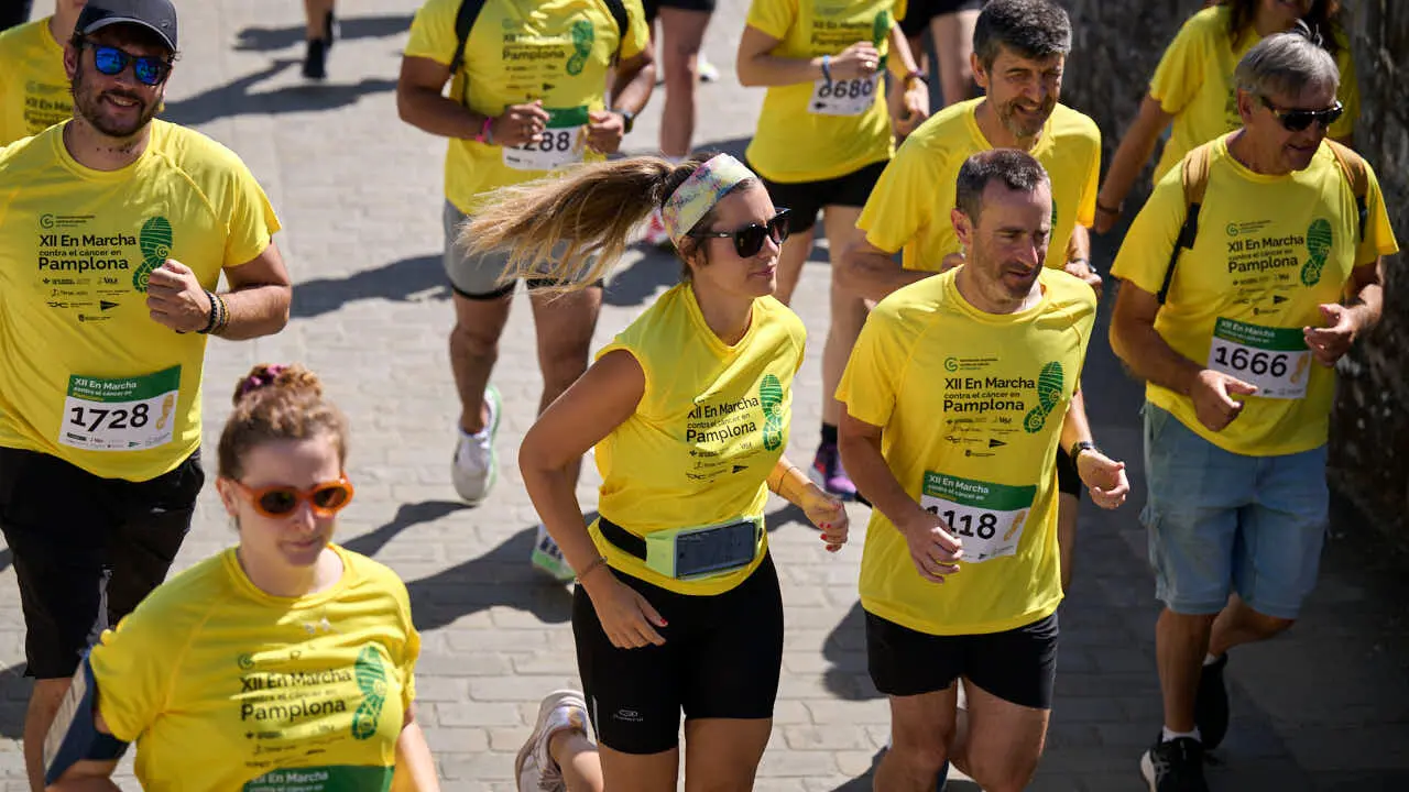 XII Marcha Contra el C&aacute;ncer en Pamplona. PABLO LASAOSA