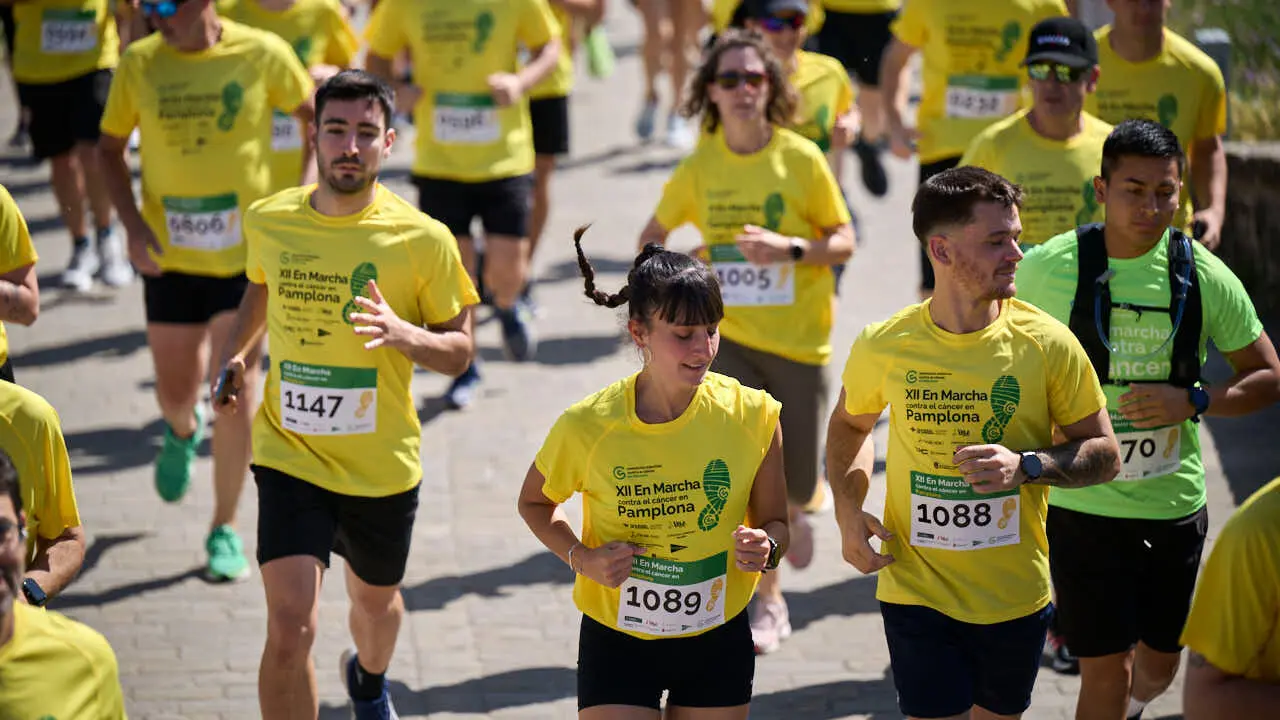 XII Marcha Contra el C&aacute;ncer en Pamplona. PABLO LASAOSA