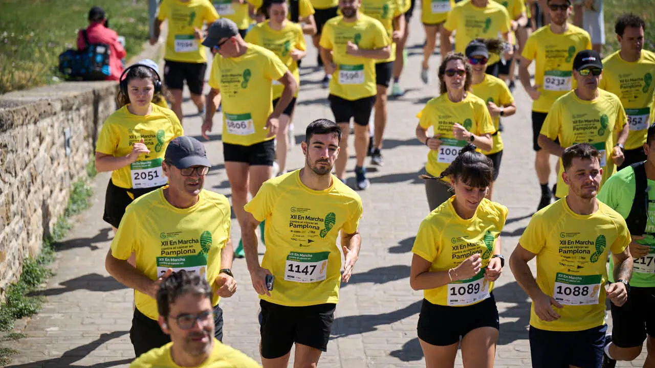 XII Marcha Contra el C&aacute;ncer en Pamplona. PABLO LASAOSA