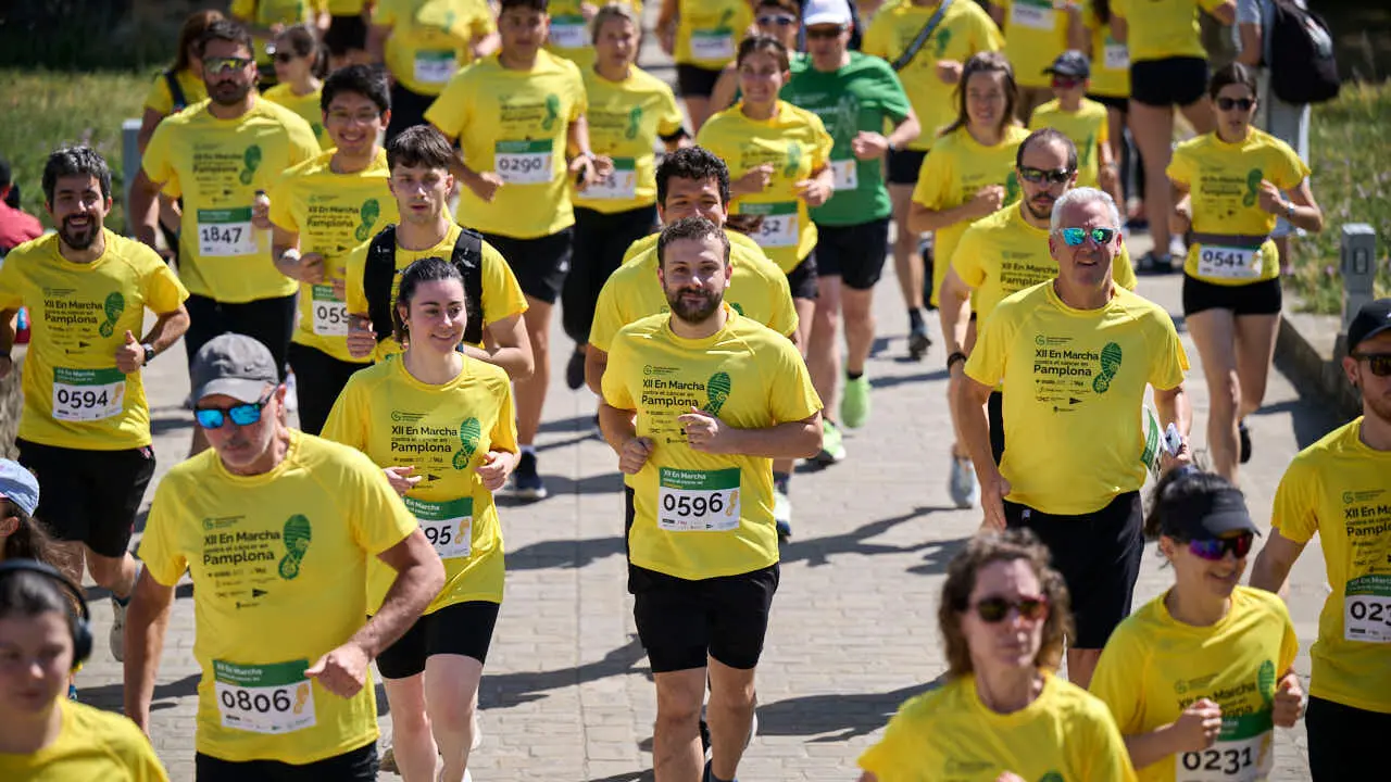 XII Marcha Contra el C&aacute;ncer en Pamplona. PABLO LASAOSA