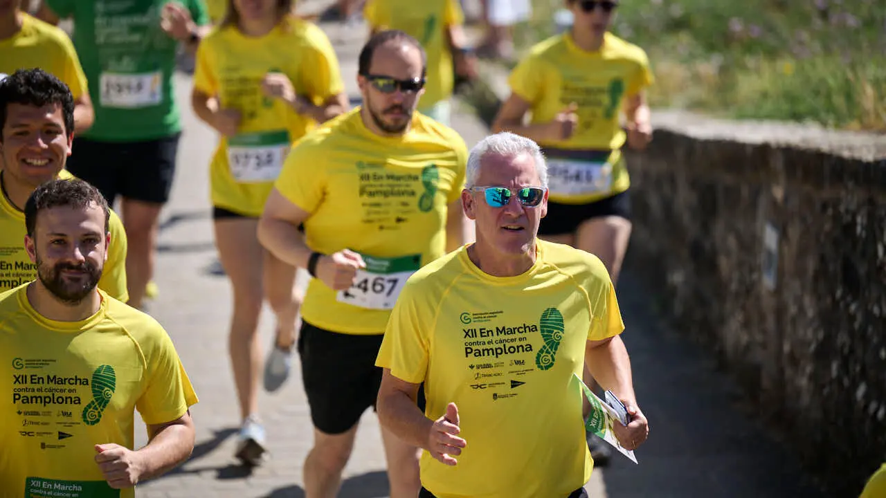 XII Marcha Contra el C&aacute;ncer en Pamplona. PABLO LASAOSA