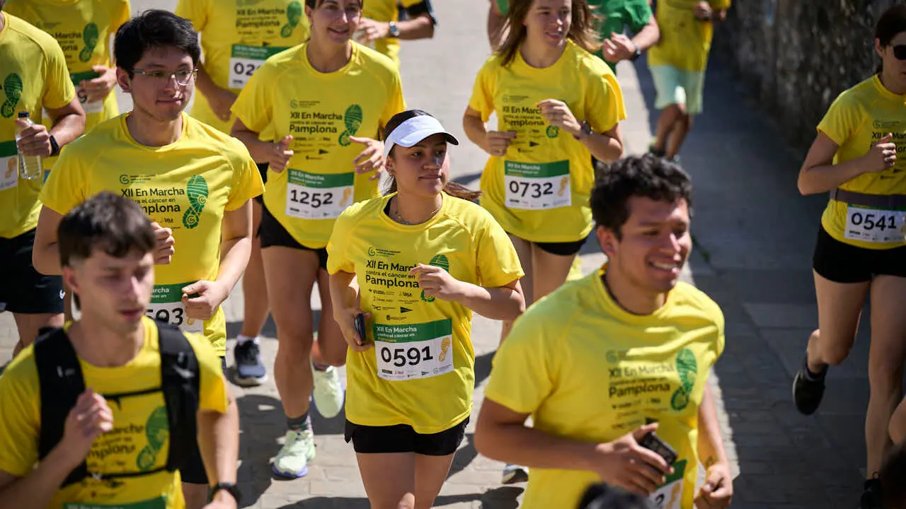 XII Marcha Contra el C&aacute;ncer en Pamplona. PABLO LASAOSA