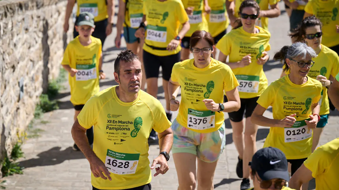 XII Marcha Contra el C&aacute;ncer en Pamplona. PABLO LASAOSA