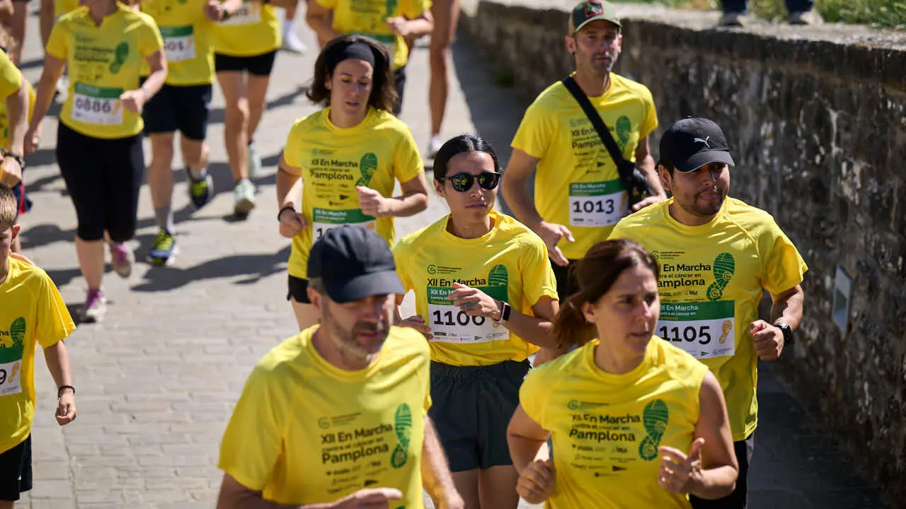 XII Marcha Contra el C&aacute;ncer en Pamplona. PABLO LASAOSA