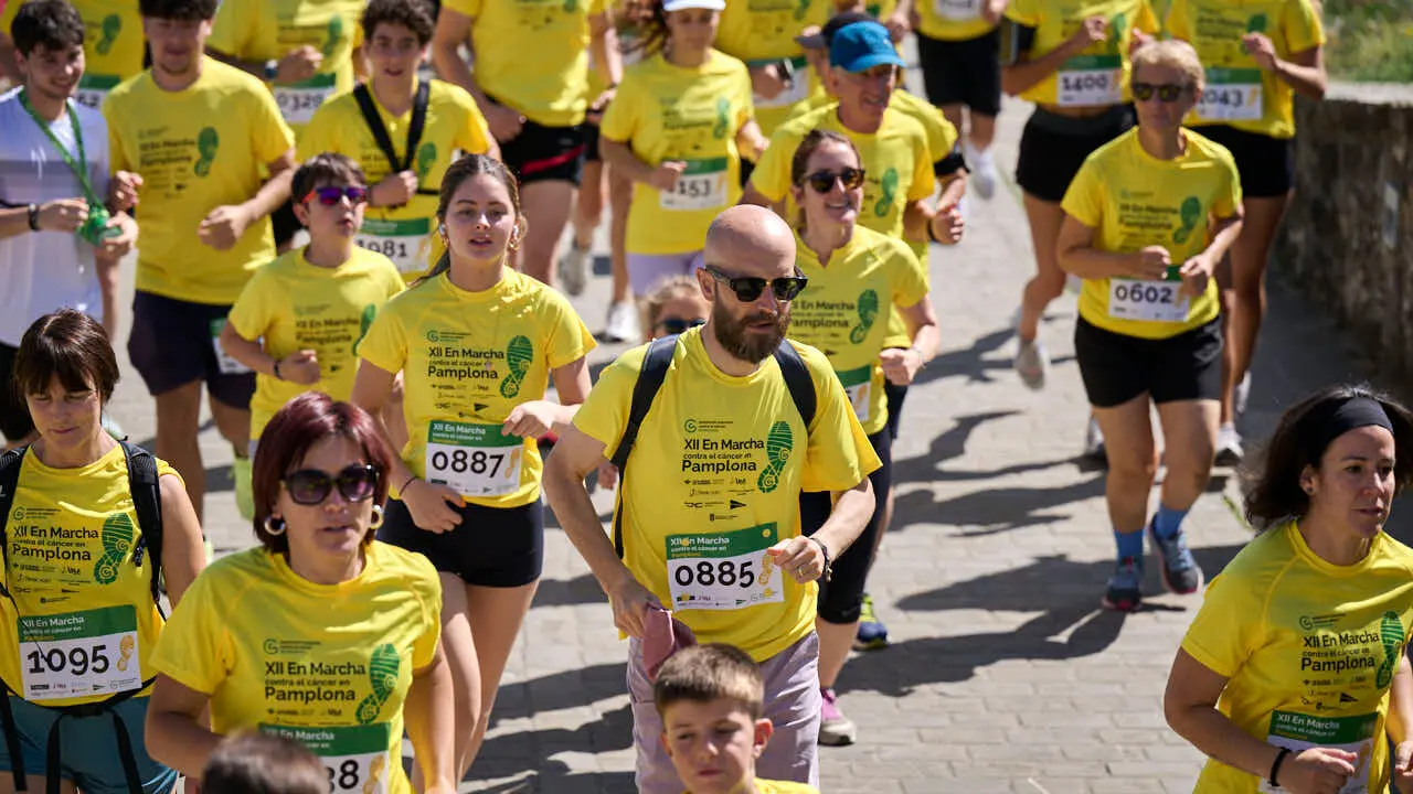XII Marcha Contra el C&aacute;ncer en Pamplona. PABLO LASAOSA