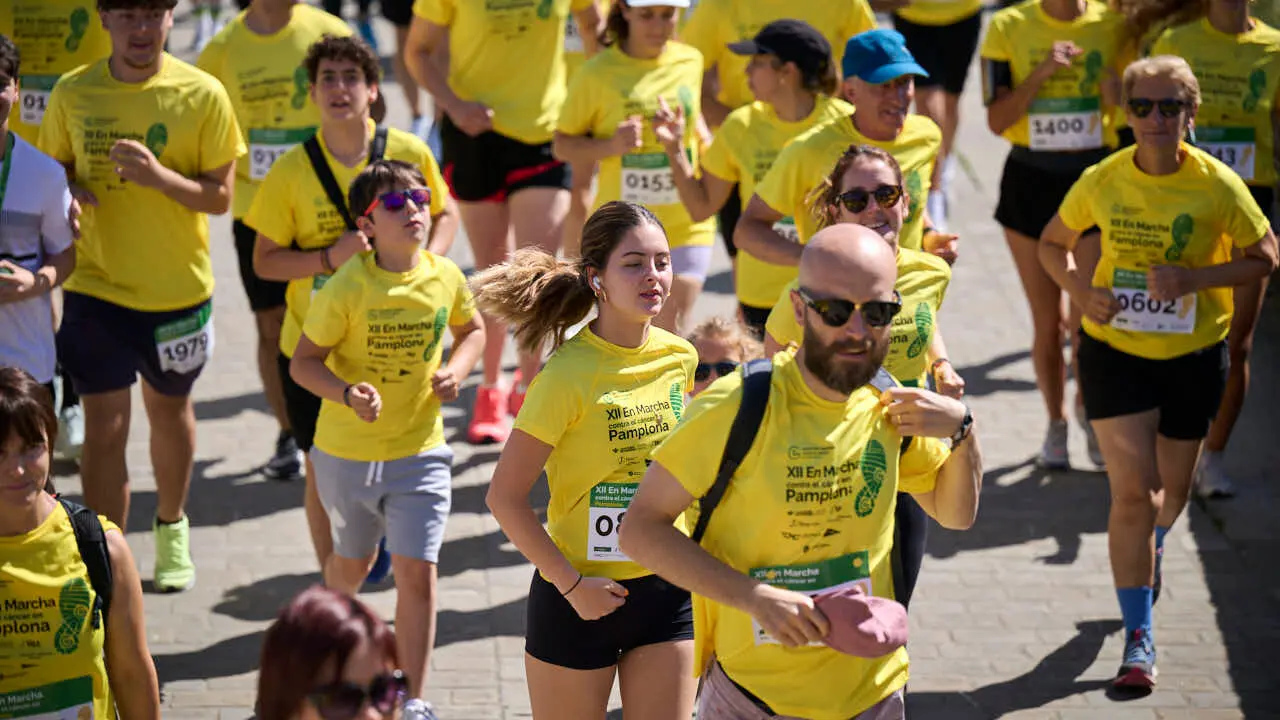 XII Marcha Contra el C&aacute;ncer en Pamplona. PABLO LASAOSA