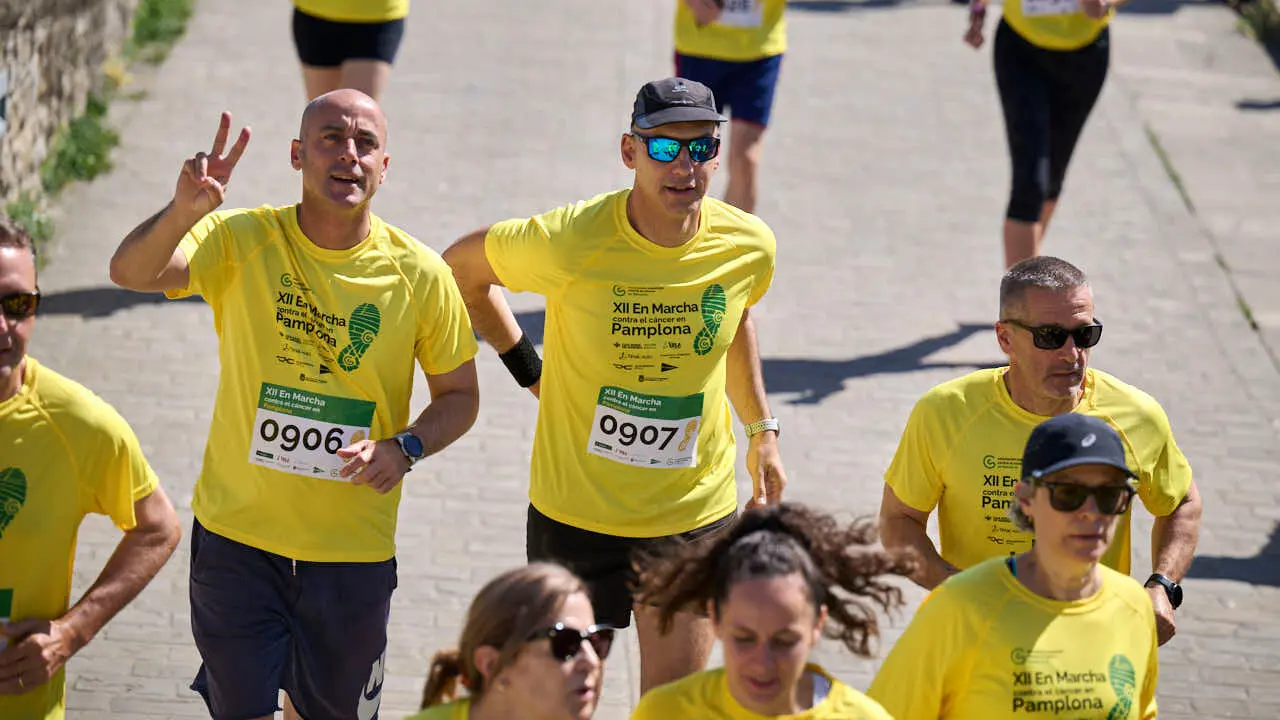 XII Marcha Contra el C&aacute;ncer en Pamplona. PABLO LASAOSA