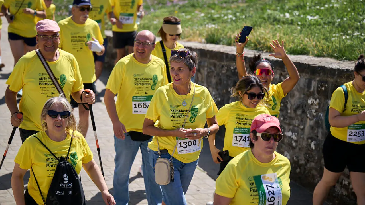 XII Marcha Contra el C&aacute;ncer en Pamplona. PABLO LASAOSA