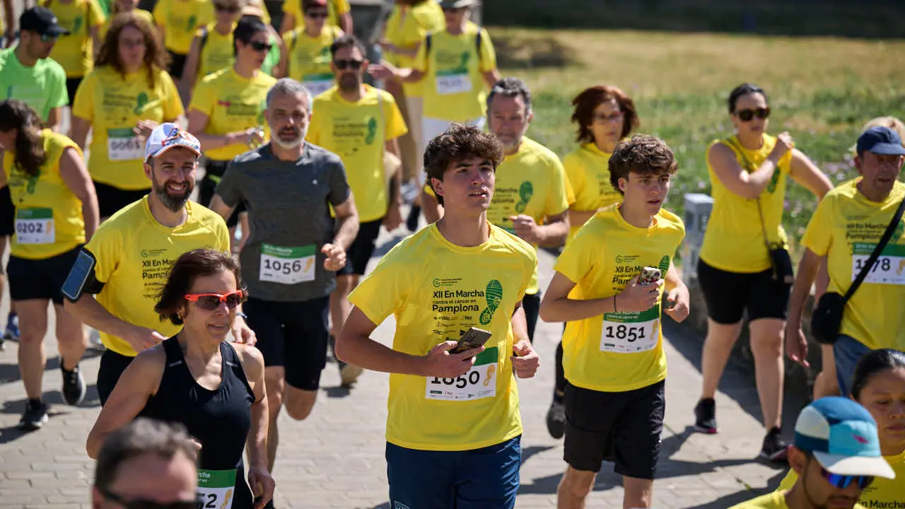 XII Marcha Contra el C&aacute;ncer en Pamplona. PABLO LASAOSA