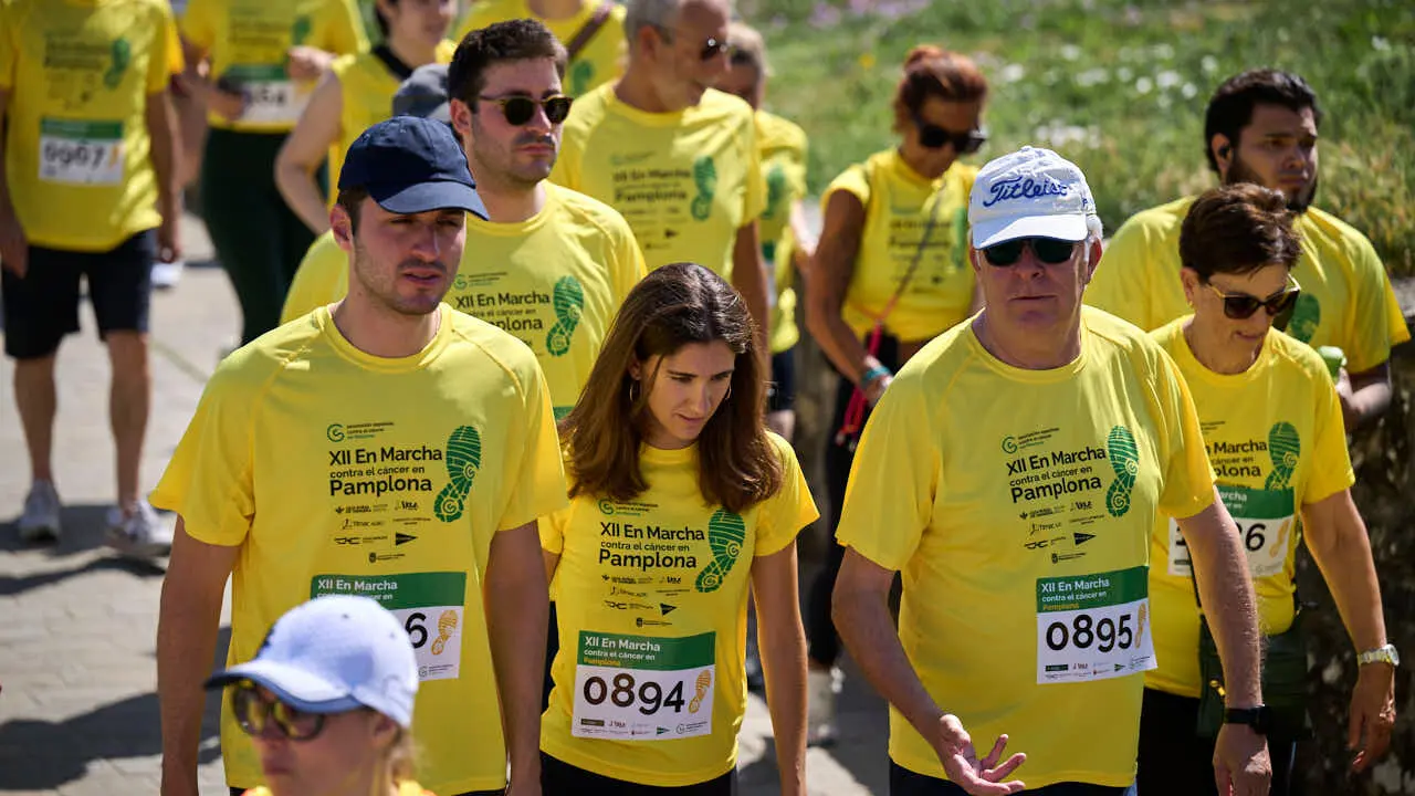 XII Marcha Contra el C&aacute;ncer en Pamplona. PABLO LASAOSA