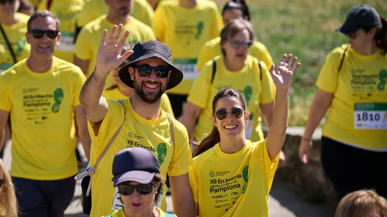 XII Marcha Contra el C&aacute;ncer en Pamplona. PABLO LASAOSA