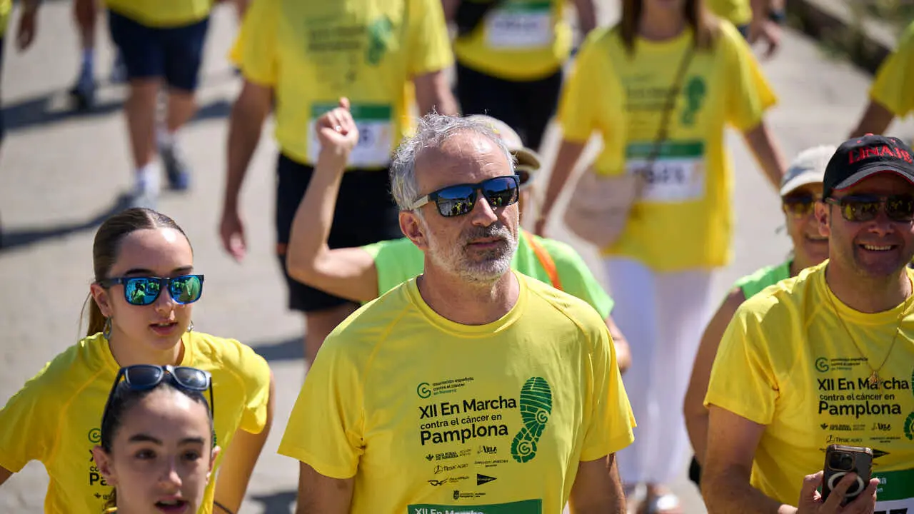 XII Marcha Contra el C&aacute;ncer en Pamplona. PABLO LASAOSA