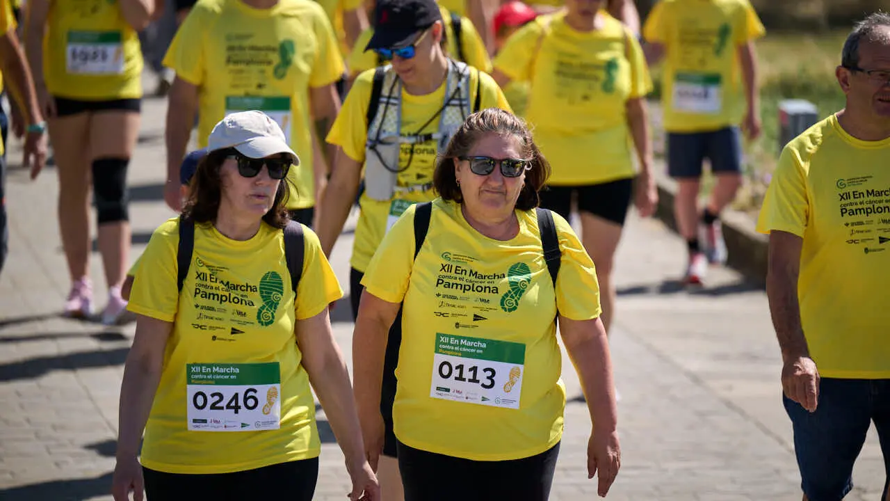 XII Marcha Contra el C&aacute;ncer en Pamplona. PABLO LASAOSA