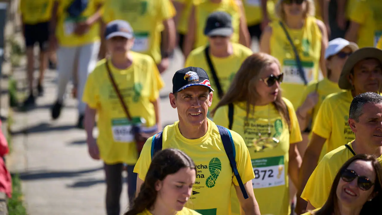 XII Marcha Contra el C&aacute;ncer en Pamplona. PABLO LASAOSA