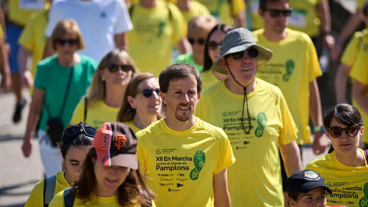XII Marcha Contra el C&aacute;ncer en Pamplona. PABLO LASAOSA