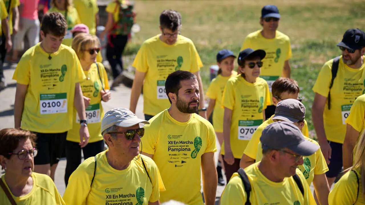 XII Marcha Contra el C&aacute;ncer en Pamplona. PABLO LASAOSA