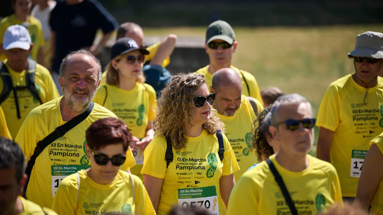 XII Marcha Contra el C&aacute;ncer en Pamplona. PABLO LASAOSA