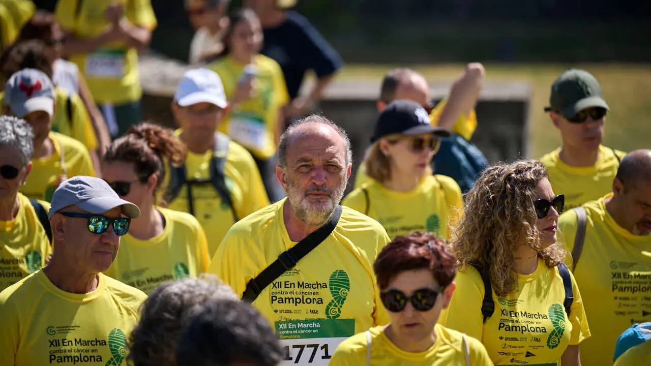 XII Marcha Contra el C&aacute;ncer en Pamplona. PABLO LASAOSA