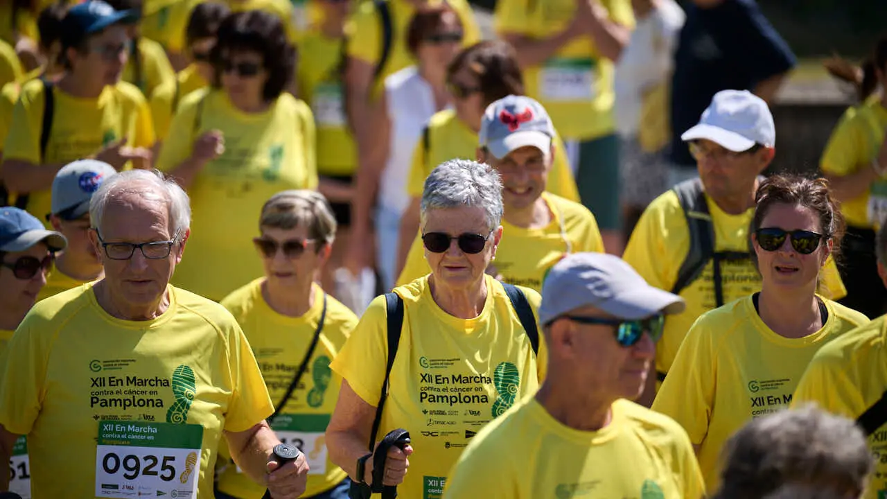 XII Marcha Contra el C&aacute;ncer en Pamplona. PABLO LASAOSA