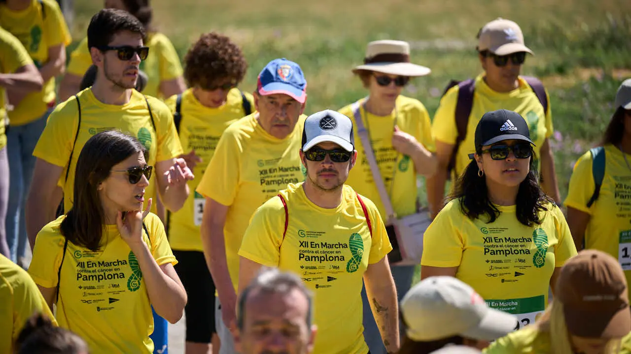 XII Marcha Contra el C&aacute;ncer en Pamplona. PABLO LASAOSA